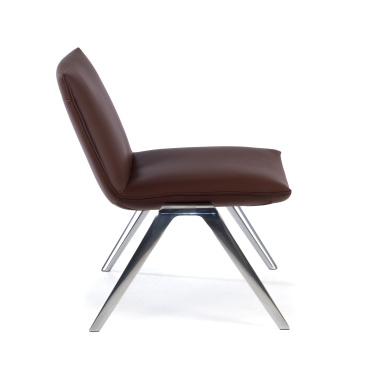 chaise salle d attente marron paisley simil cuir sans accoudoirs 4