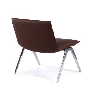 chaise salle d attente marron paisley simil cuir sans accoudoirs 5