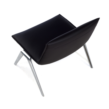 chaise salle d attente noir paisley simil cuir sans accoudoirs 7