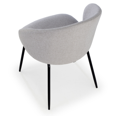 chaise de conference gris harper tissu accoudoirs fixes 7