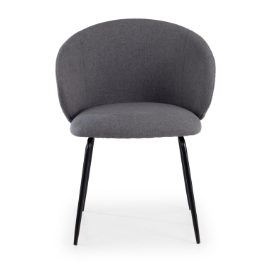 chaise de conference anthracite harper tissu accoudoirs fixes 3