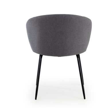 chaise de conference anthracite harper tissu accoudoirs fixes 6