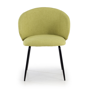 chaise de conference vert harper tissu accoudoirs fixes 3