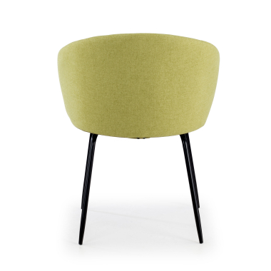 chaise de conference vert harper tissu accoudoirs fixes 6