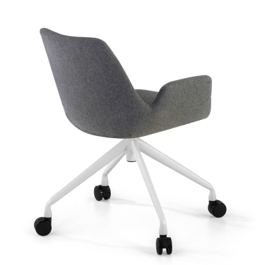 chaise de conference blanc anthracite giratoire avec roulettes tissu accoudoirs rembourres 5