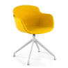 Chaise Visiteur Laure, Structure métallique, en tissu