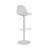 Tabouret haut Norway avec pieds en métal, design moderne