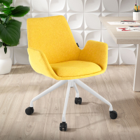 Chaise Pivotante Glamm, à roulettes, Résistante