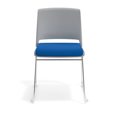 chaise de conference gris bleu sans bras tapissee tissu sans accoudoirs 6