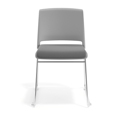 chaise de conference gris gris sans bras tapissee tissu sans accoudoirs 6