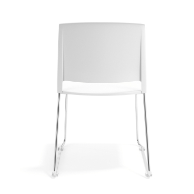 chaise de conference blanc sans bras tissu sans accoudoirs 4
