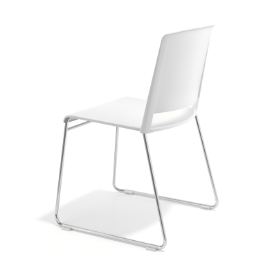 chaise de conference blanc sans bras tissu sans accoudoirs 5