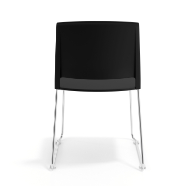 chaise de conference noir sans bras tissu sans accoudoirs 4