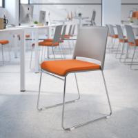 Chaise de Conférence rembourrée Hest