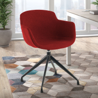 Chaise de Reunion Laure, Pivotante 360º, Confortable et Résistante