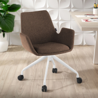 Chaise Pivotante Glamm, à roulettes, Résistante