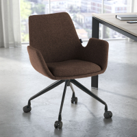 Chaise Pivotante Glamm, à roulettes, Résistante