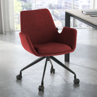 Chaise Pivotante Glamm, à roulettes, Résistante