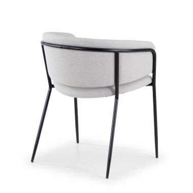 chaise de conference gris margot tissu accoudoirs fixes 5