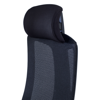 chaise ergonomique noir structure noire maille accoudoirs reglables 3d soutien lombaire appui tete 8