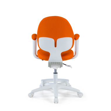 chaise de bureau enfant orange mickey tissu accoudoirs fixes 6