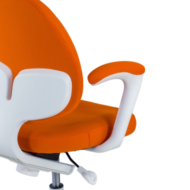 chaise de bureau enfant orange mickey tissu accoudoirs fixes 9