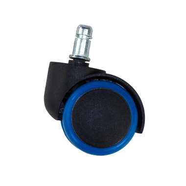 roulette pour chaise de bureau bleu 11x50mm gaming 3