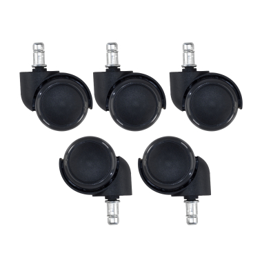 roulette pour chaise de bureau gris 11x50mm gaming 1