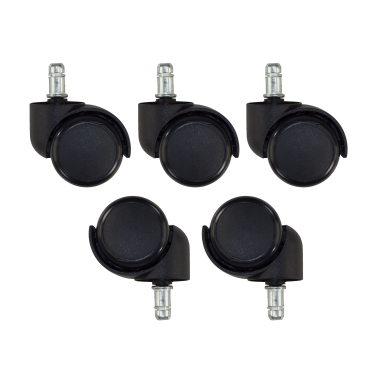 roulette pour chaise de bureau noir 11x50mm gaming 1