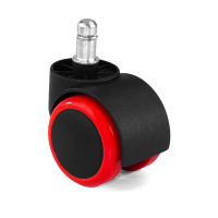 Jeu de roulettes Gaming 11x50mm silencieuses, Revêtement en caoutchouc