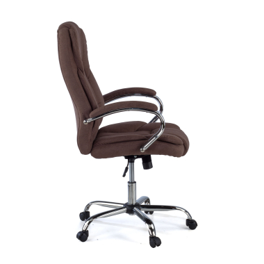 Fauteuil pour Ordinateur Lausana en tissu, rembourrage épais 