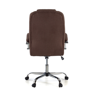 Fauteuil pour Ordinateur Lausana en tissu, rembourrage épais 