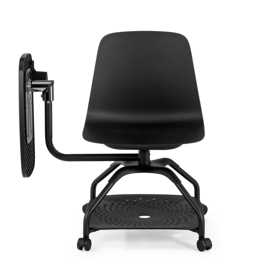Chaise avec tablette Step, formation, Pivotante à 360