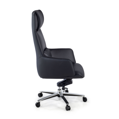 fauteuil de direction noir mozart cuir authentique accoudoirs rembourres 3