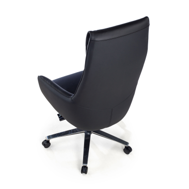 fauteuil de direction noir mozart cuir authentique accoudoirs rembourres 10