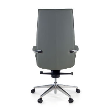 fauteuil de bureau gris hamilton simil cuir accoudoirs fixes 7