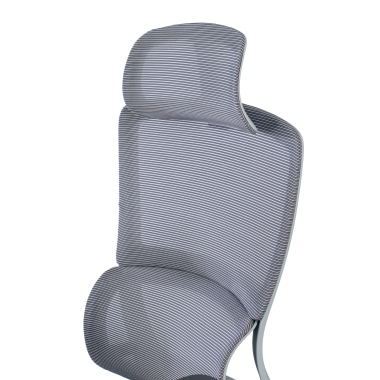 chaise ergonomique gris avec repose pieds maille accoudoirs reglables 3d double soutien lombaire appui tete repose pieds extensible 9