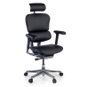 Chaise Ergonomique Ergohuman Elite, siège rembourré, structure noire