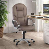 Fauteuil de bureau Kiel, accoudoirs rembourrés, simili-cuir