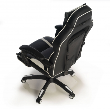 Chaise Gaming avec Repose-pieds Logan, accoudoirs synchronisés 210732 - (Outlet)