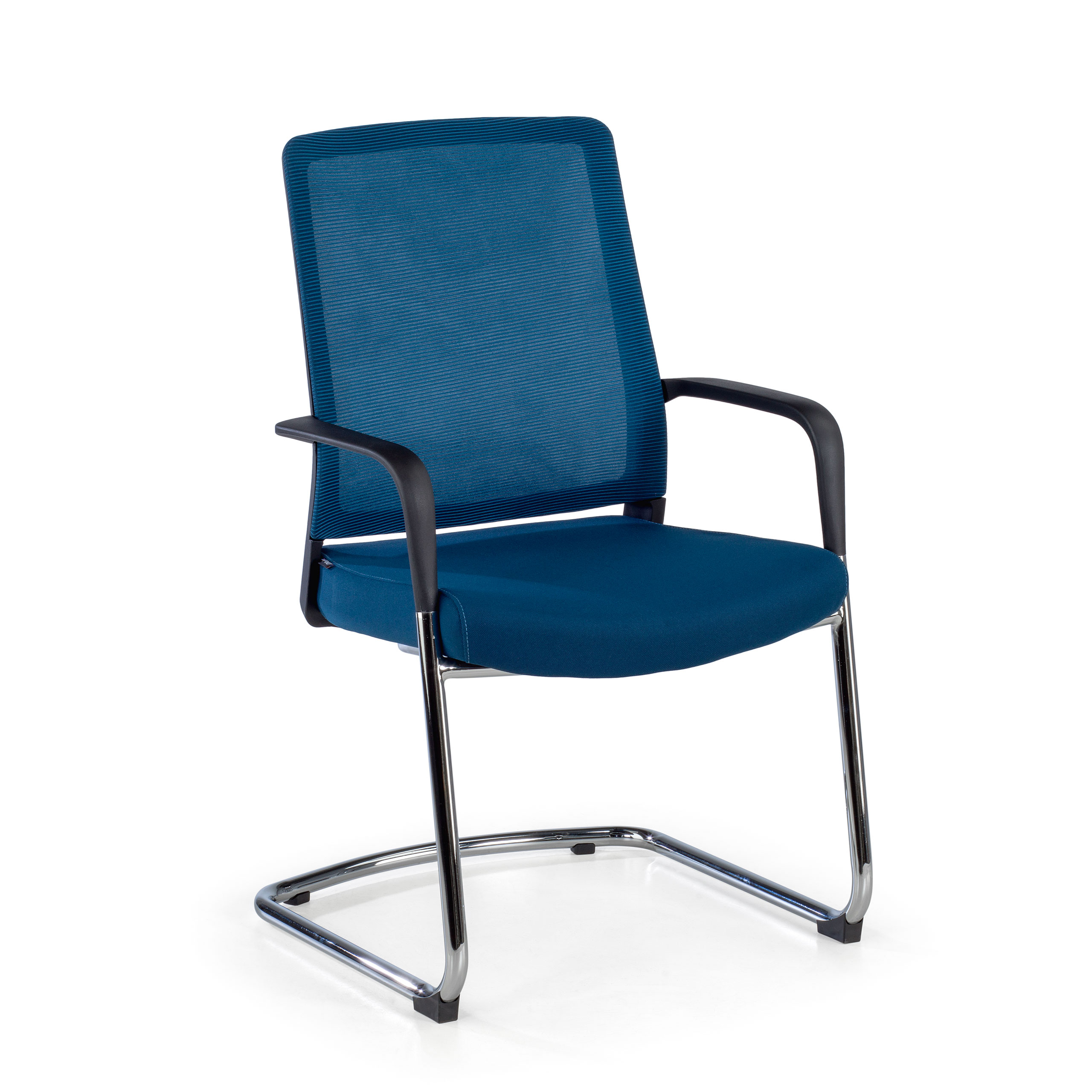 Chaise Visiteur Bali, dossier ergonomique, en maille