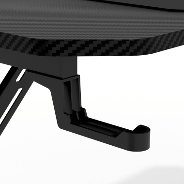bureau gaming noir table de jeu 6