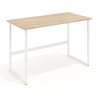 Bureau Zenda, finition naturelle et pieds en acier