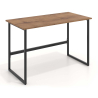 Bureau Zenda, finition naturelle et pieds en acier