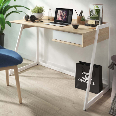 bureau pour ordinateur beige apex 2