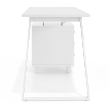 bureau pour ordinateur blanc orbit 4
