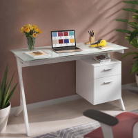 Table d'ordinateur Oasis avec caisson suspendu