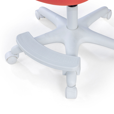 chaise de bureau enfant rose mickey tissu accoudoirs fixes 10