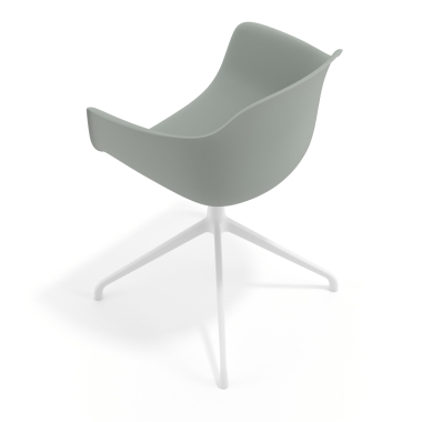 chaise de reunion blanc anthracite base pyramide plastique accoudoirs fixes 7