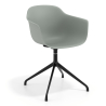 Chaise de Conférence Alice, 4 pieds, design enveloppant